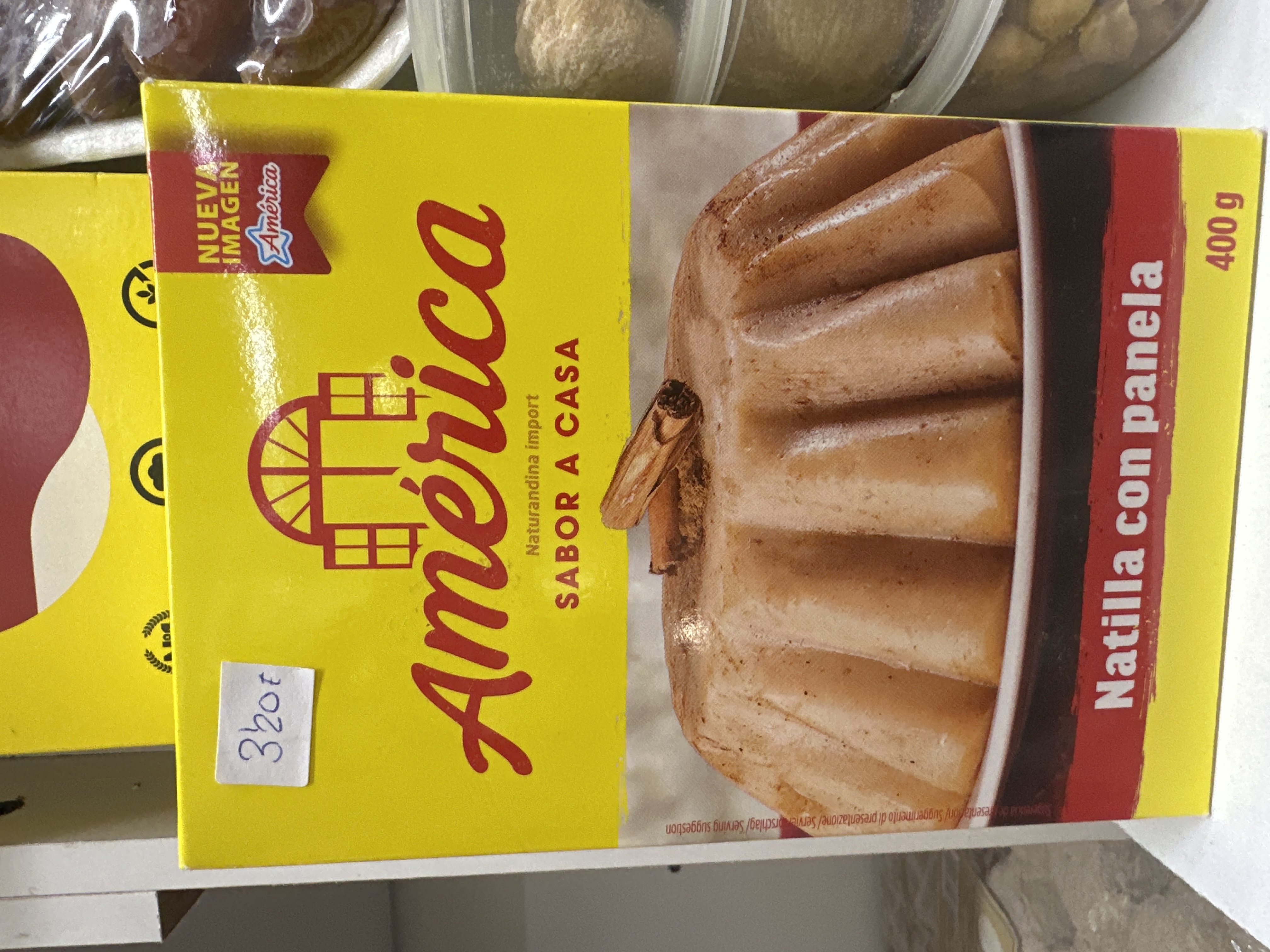 Natilla con panela América 
