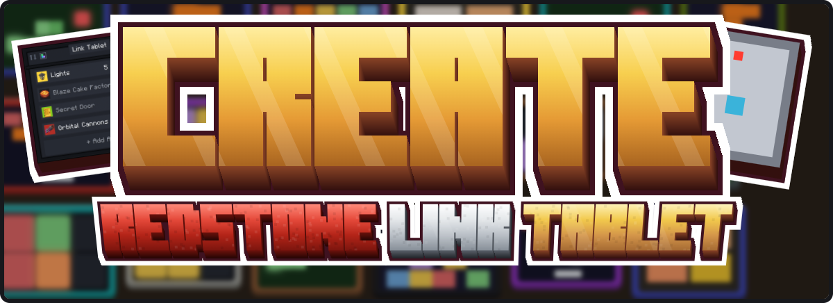 Create: Redstone Link Tablet