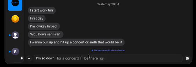 iMessage 场景