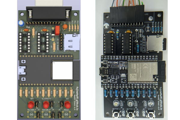 FujiNet ESP32-DevKitC-VE Shield, from the project README