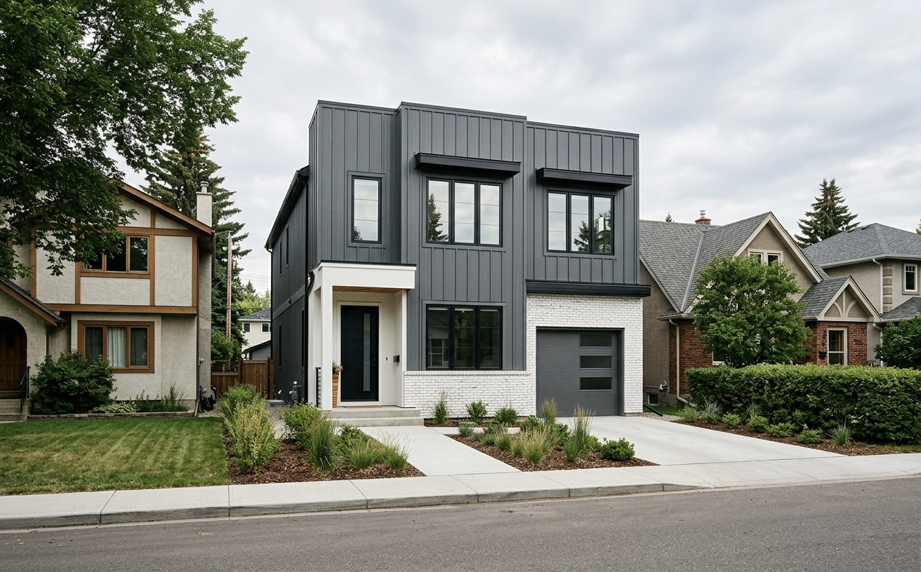 Infill home build
