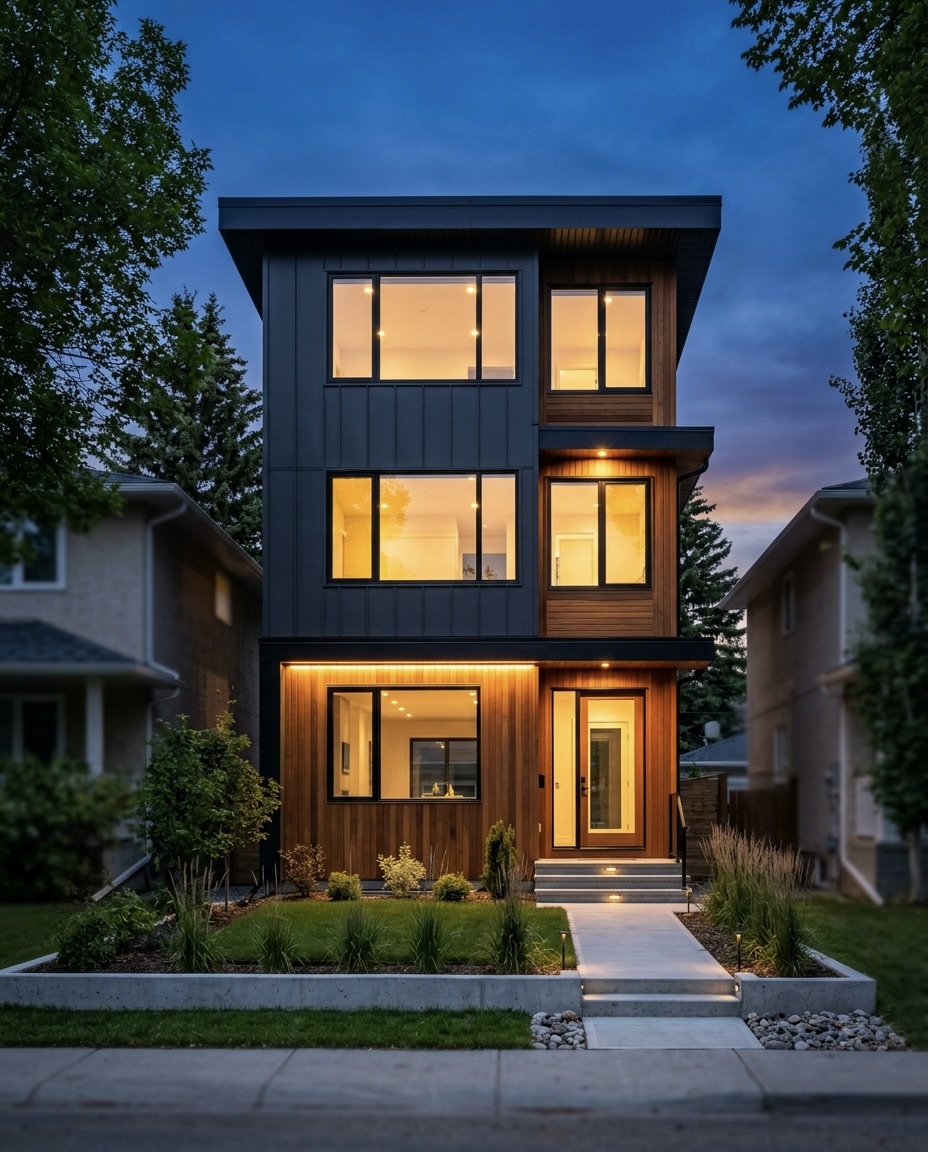 Custom infill build in Edmonton