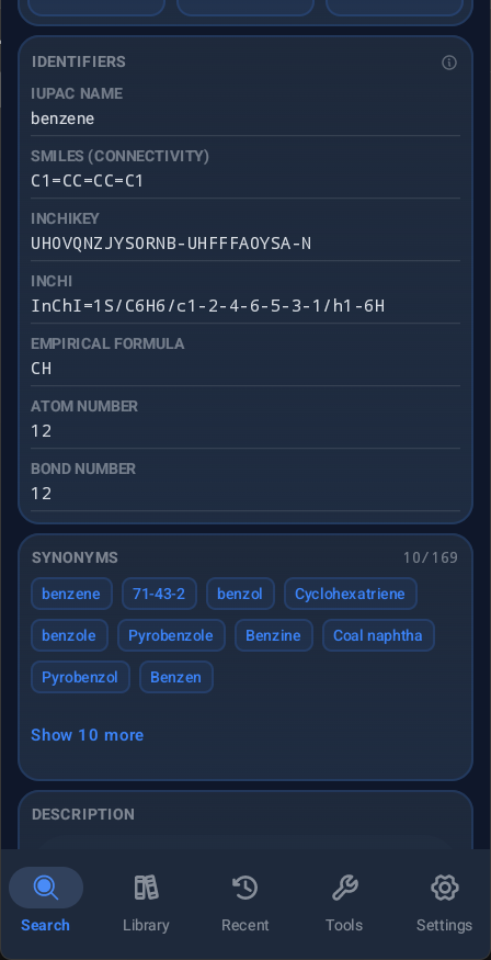 Screenshot 6 of ChemSearch — opens full size