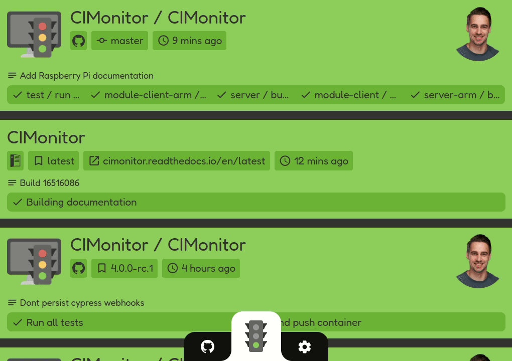 Dashboard demonstration