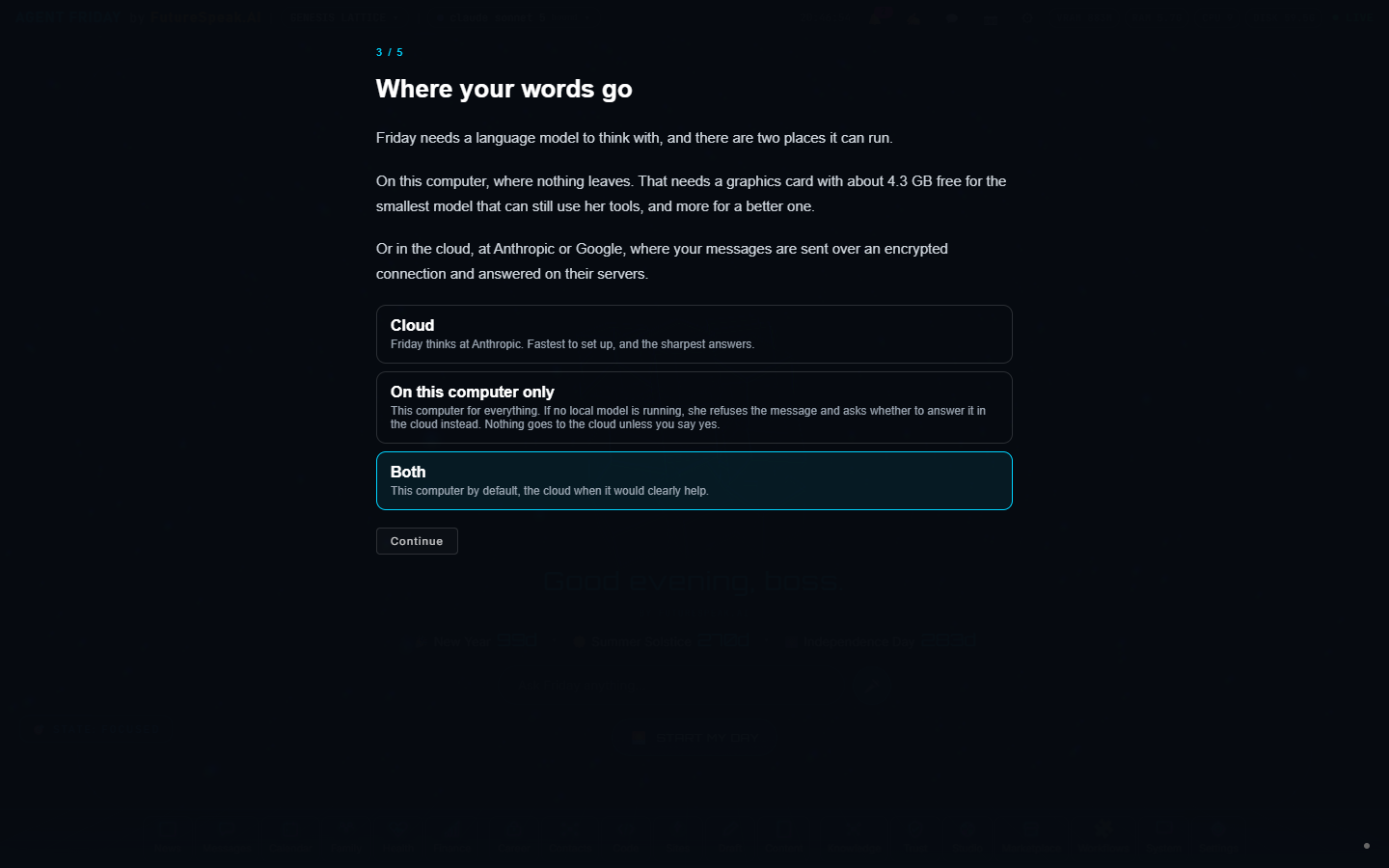 First run: where your words go