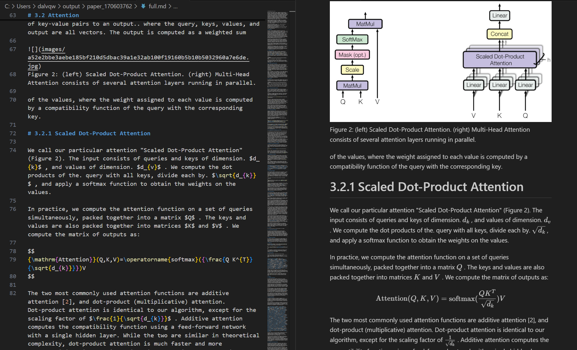 Output Markdown