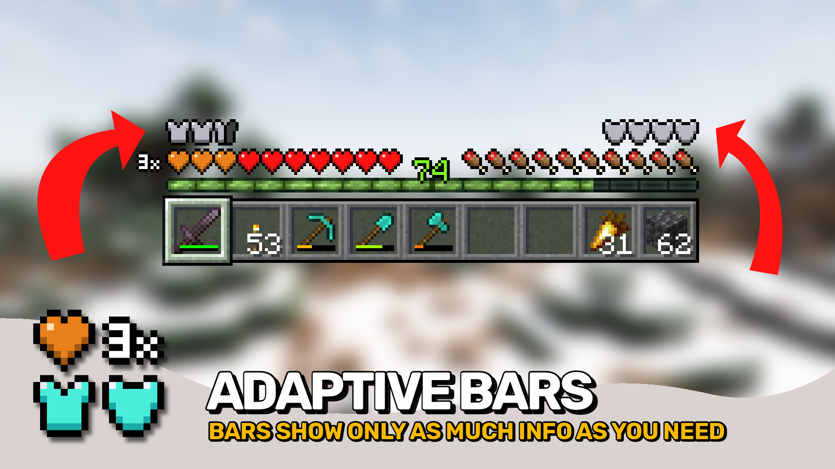 Overflowing Bars - Minecraft Mod