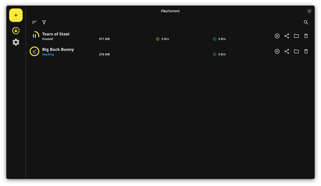 Desktop - Dark mode