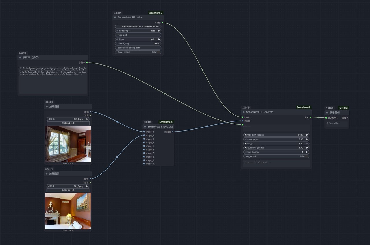 Multi-image SenseNova-SI workflow