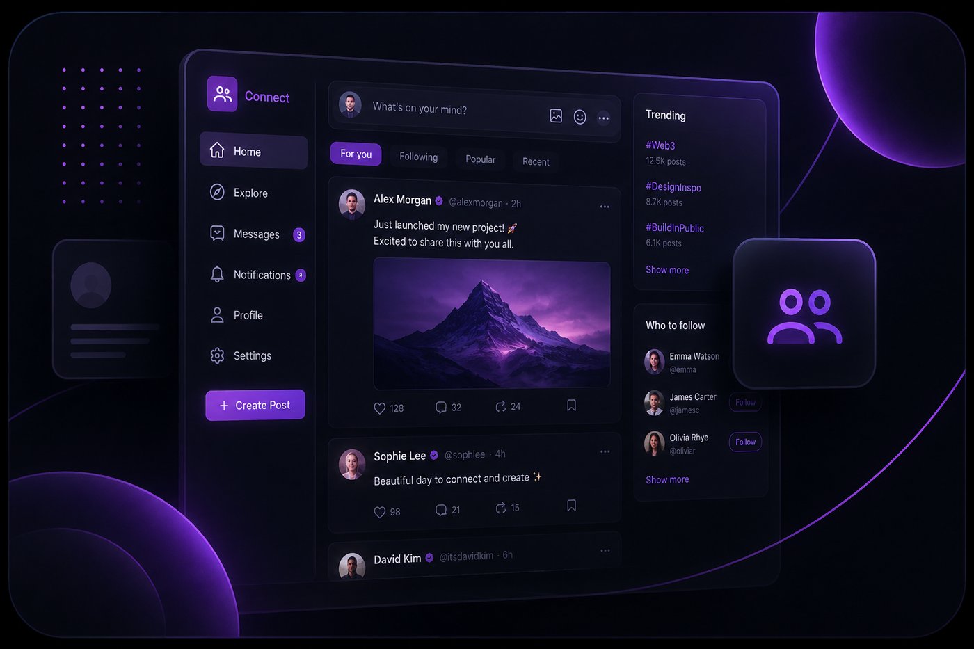 Лента публикаций Blog-Platform