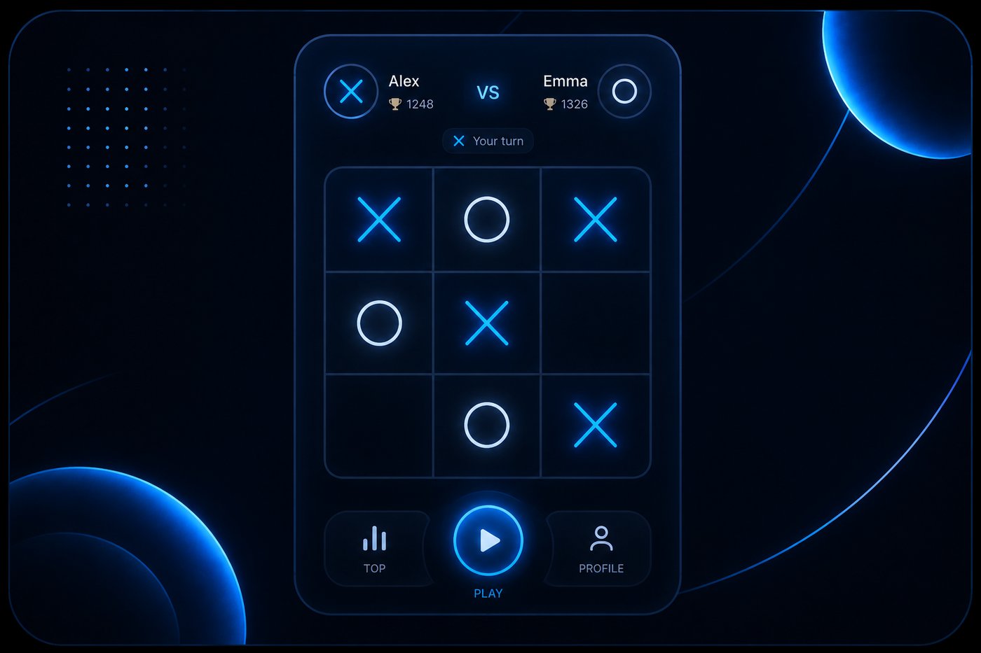 Логотип Telegram Tic-Tac-Toe Web App