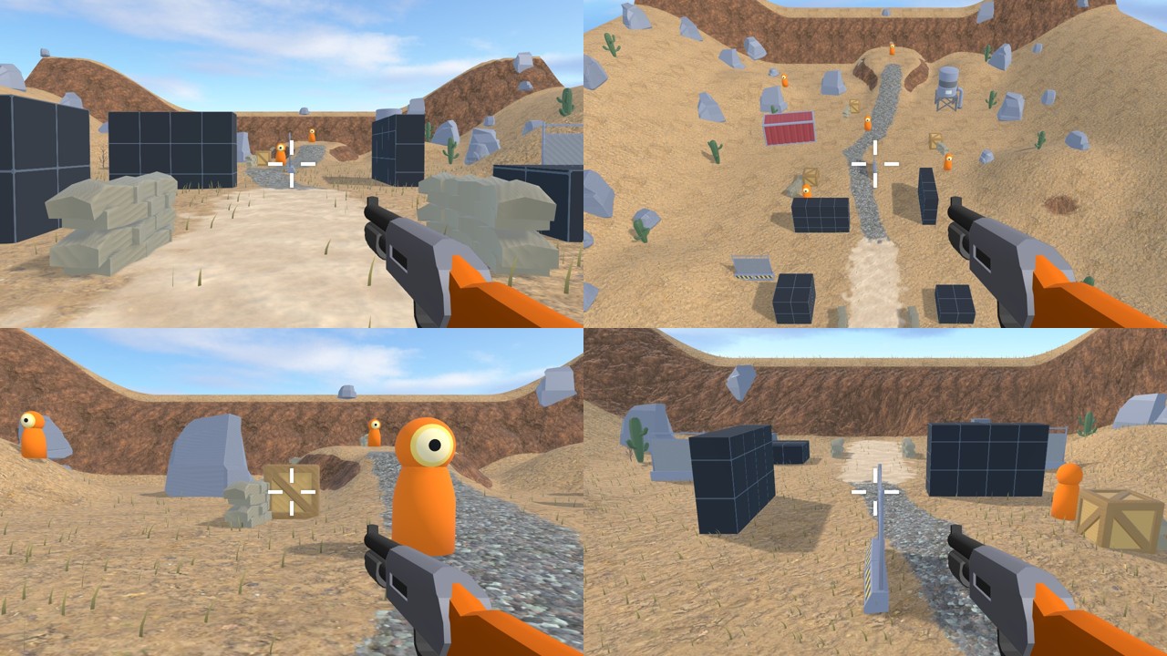 fps with enemies