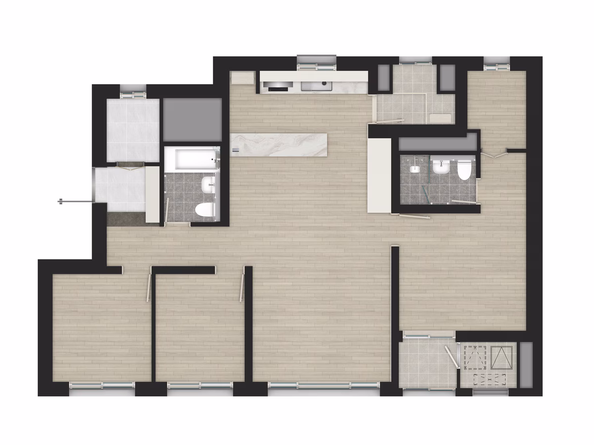 84C 타입 평면도