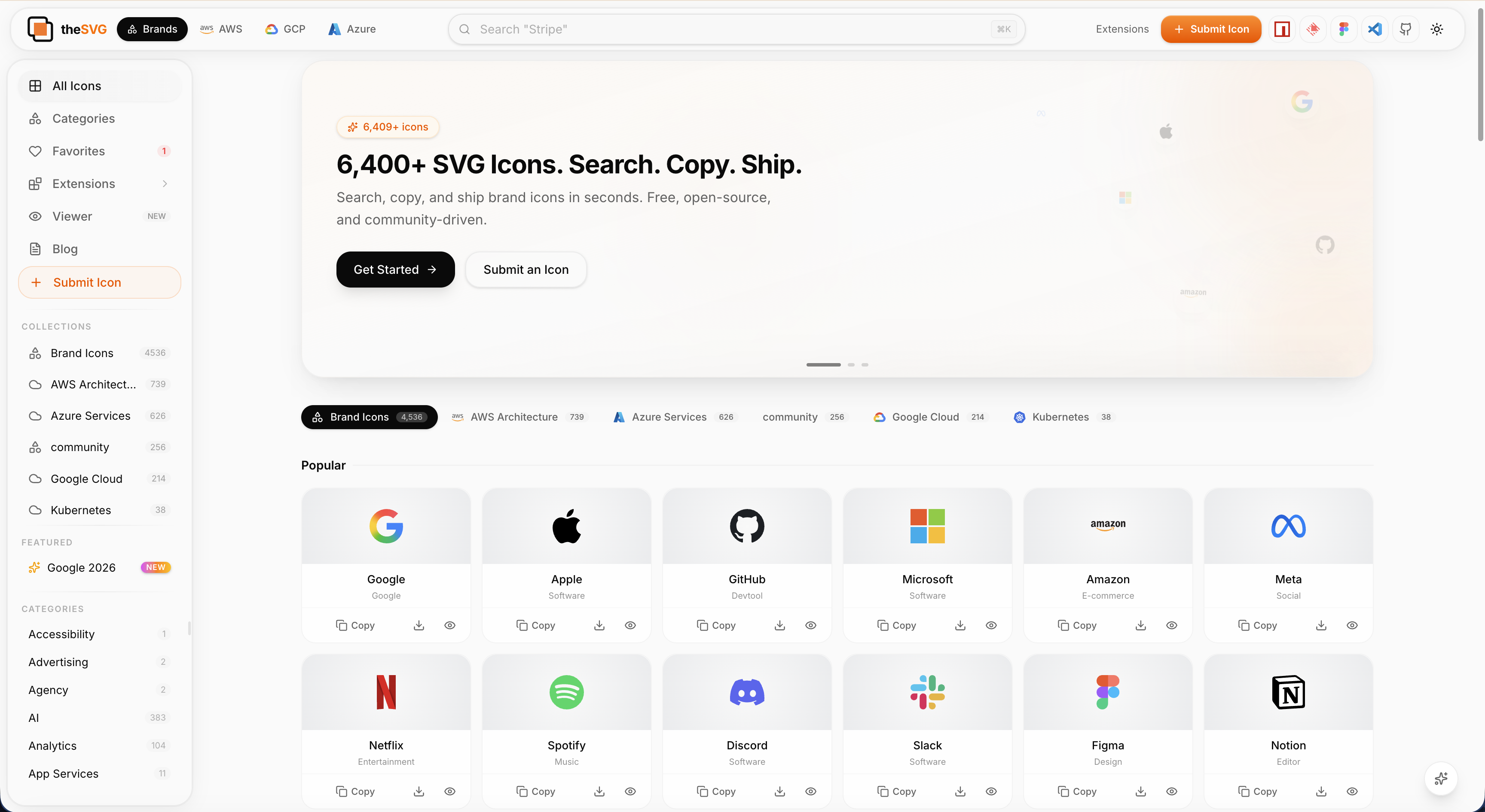 theSVG - 3,847 Brand SVG Icons