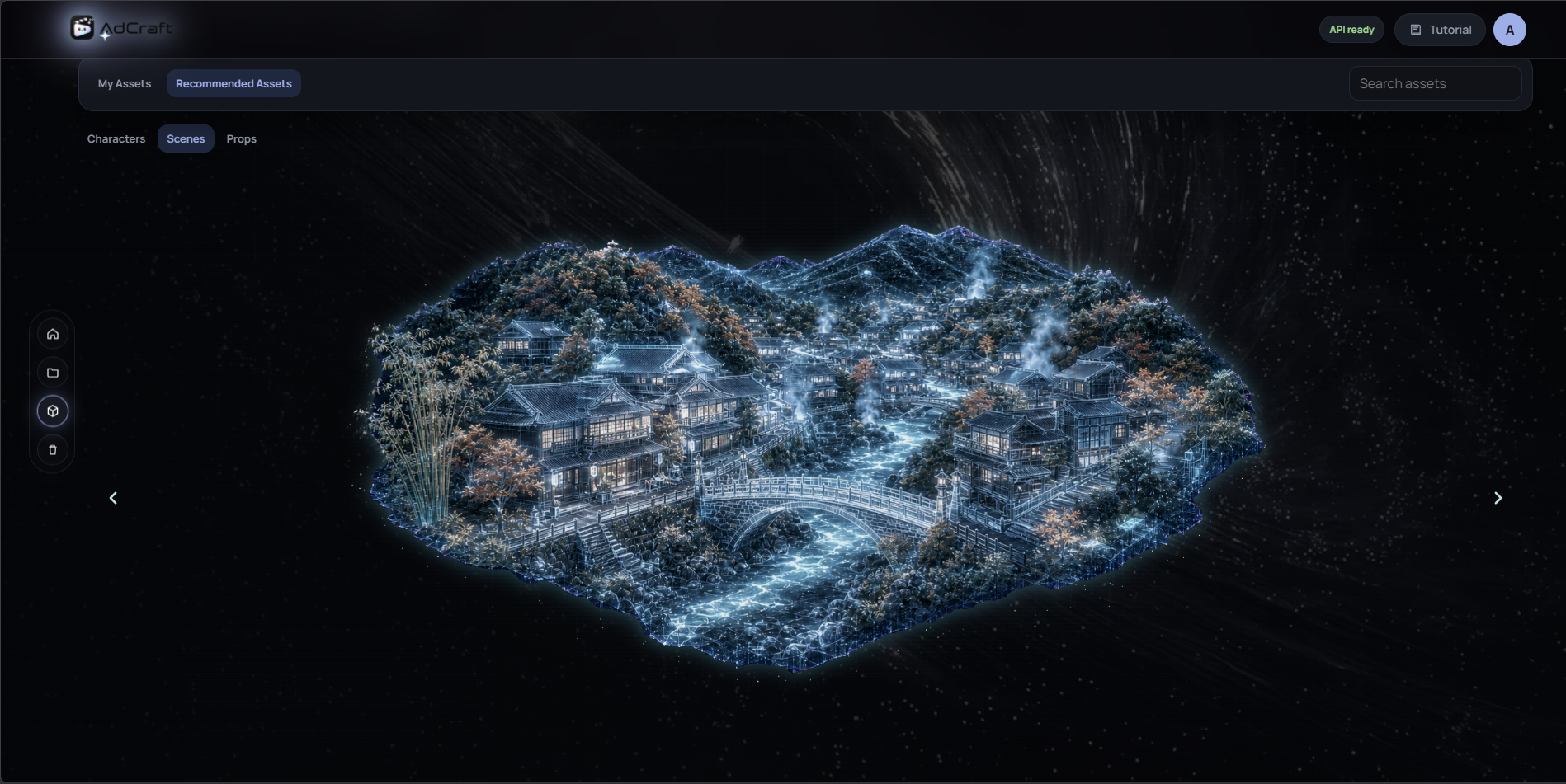 AdCraft scene asset library overview — part 1