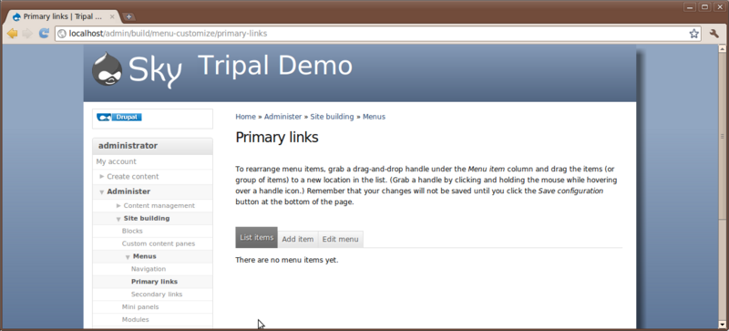 DrupalMenu2