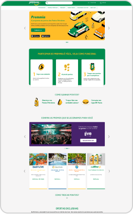 Screenshot Petrobrás Premmia