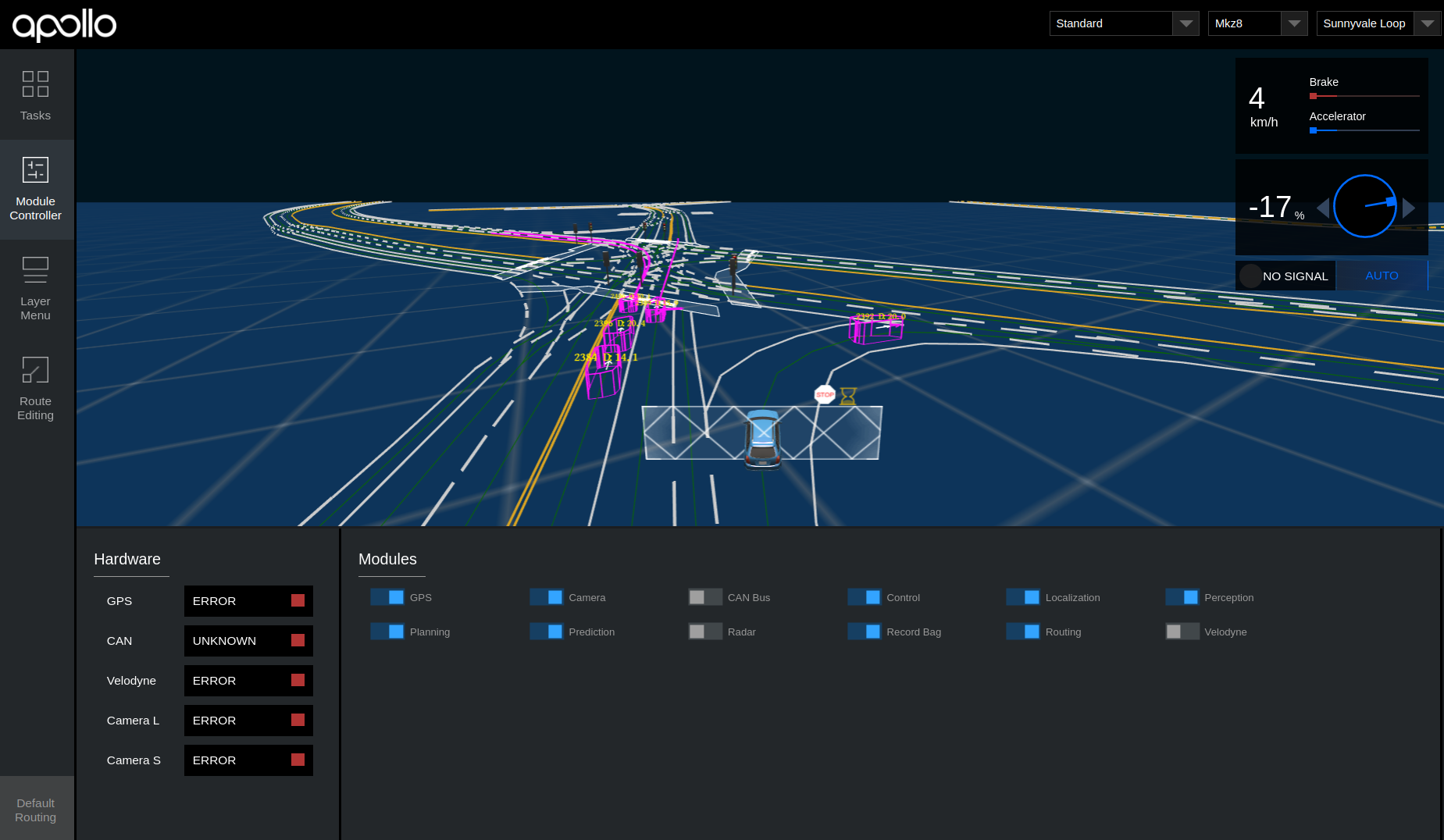 Dreamview with Trajectory