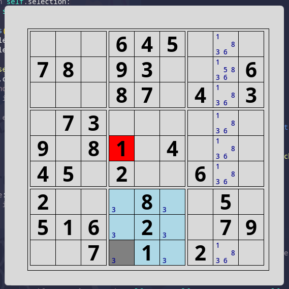 Sudoku TkGUI