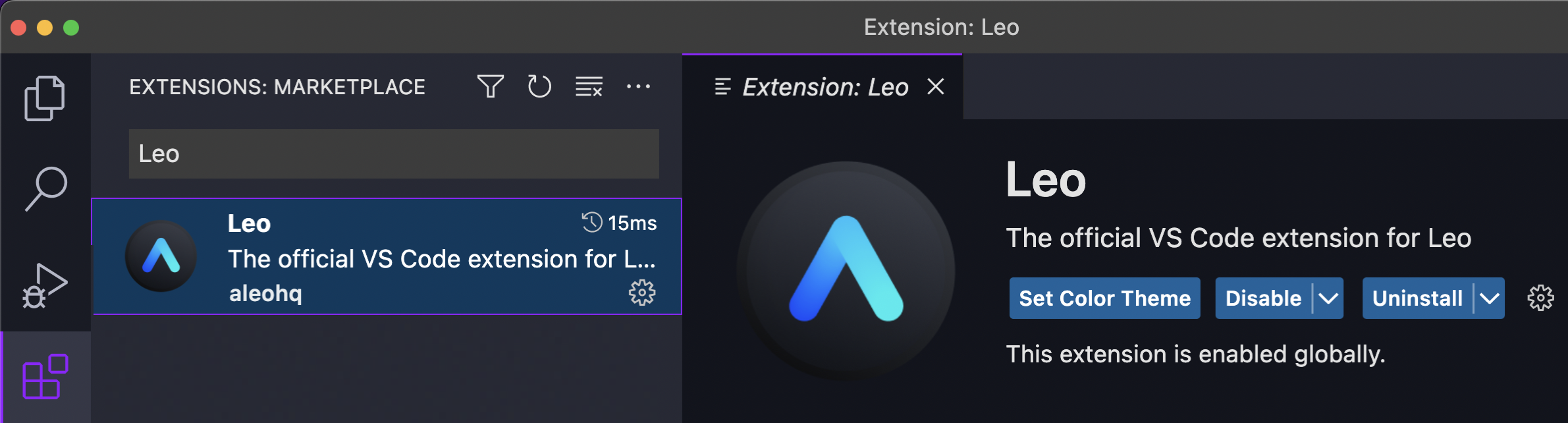 Leo VSCode