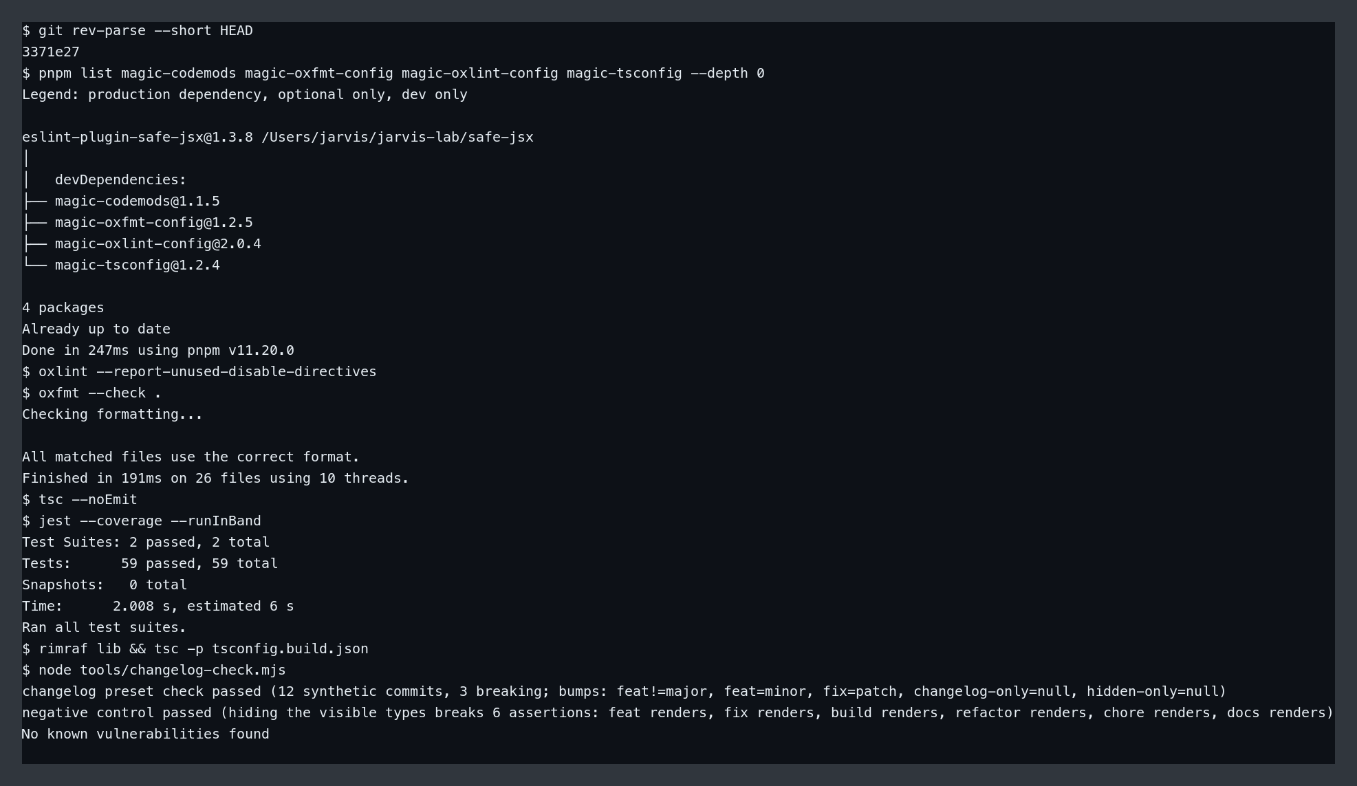 Magic tooling install and local suite