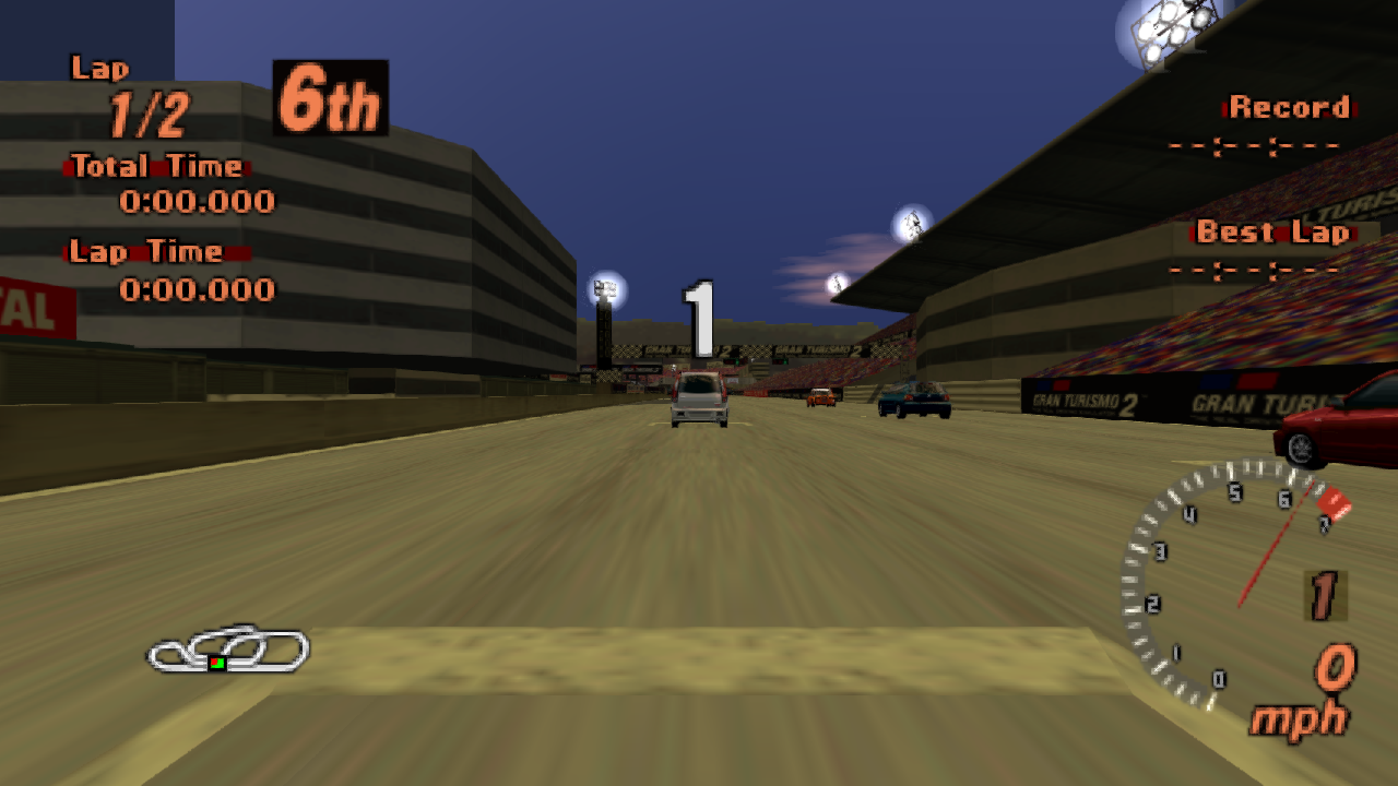 Red Rock Valley starting grid