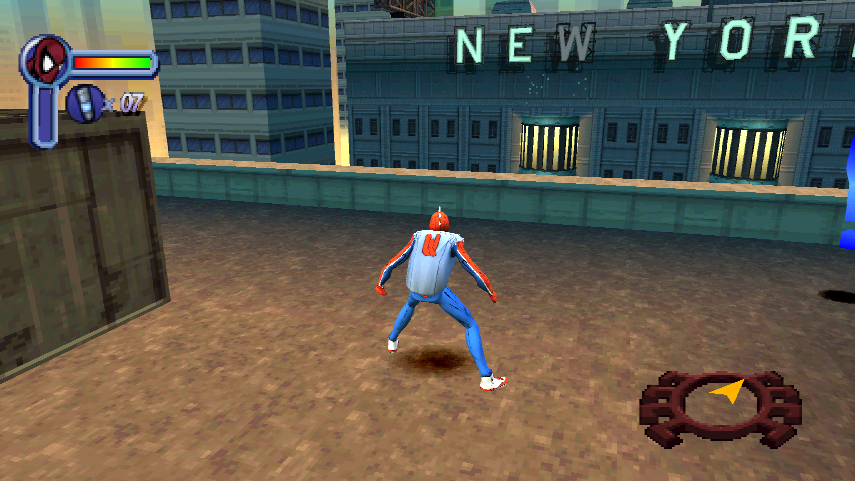 Spider-Punk custom model in Spider-Man gameplay