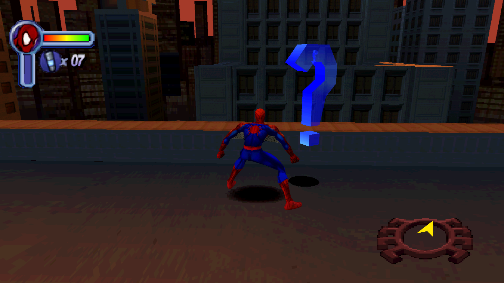 Spider-Man 2: Enter Electro rooftop gameplay in 16:9
