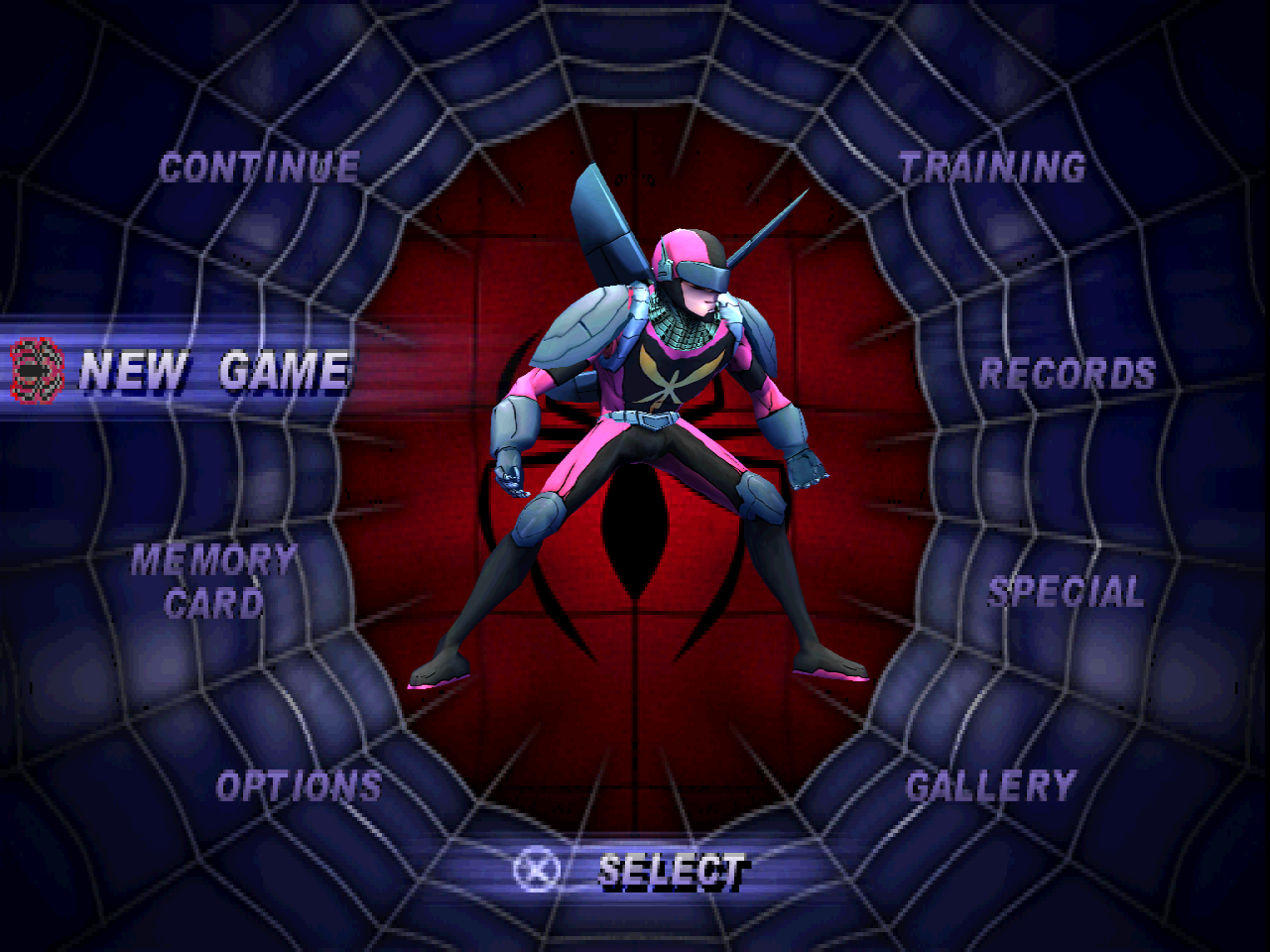 Hornet custom model in the Spider-Man 2: Enter Electro main menu