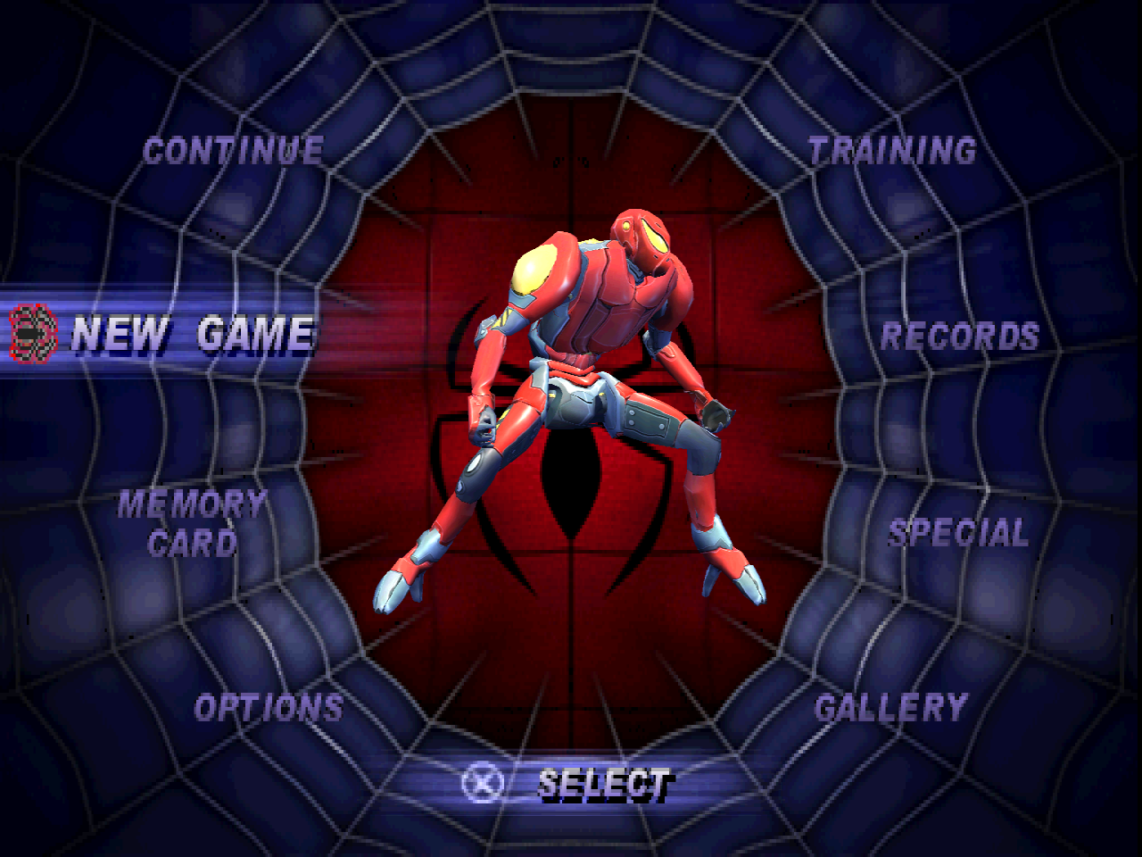 SP//DR custom model in the Spider-Man 2: Enter Electro main menu