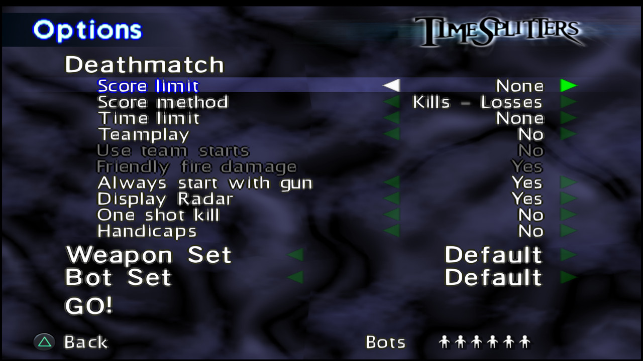 Windows: Deathmatch options