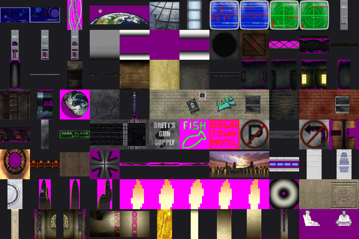 Extracted textures