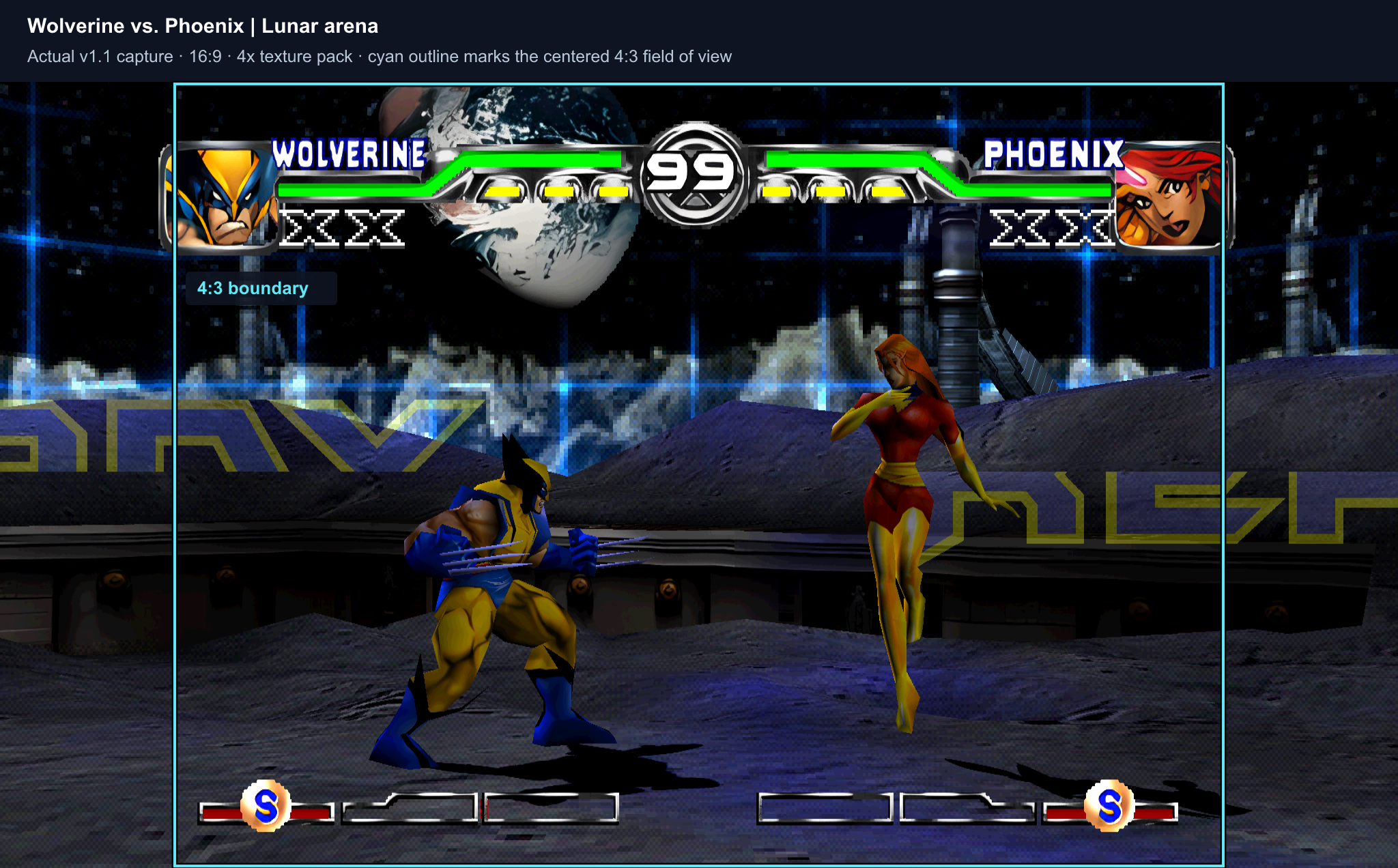 Wolverine vs. Phoenix widescreen comparison