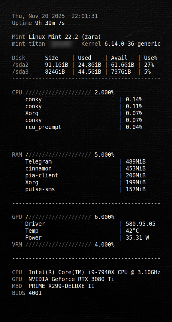 System Info