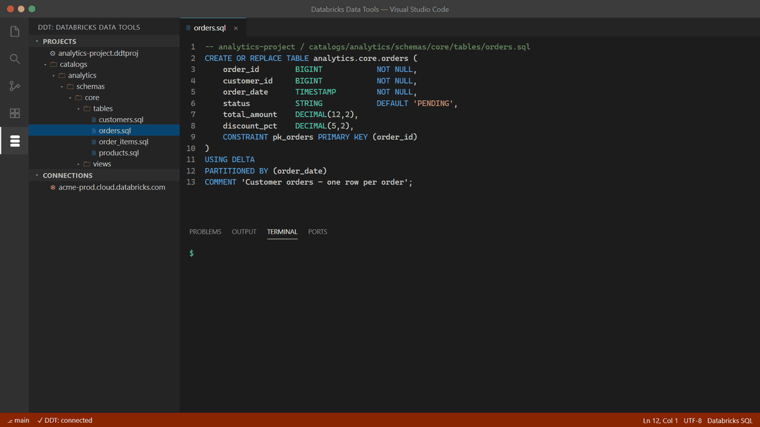Schema Compare demo
