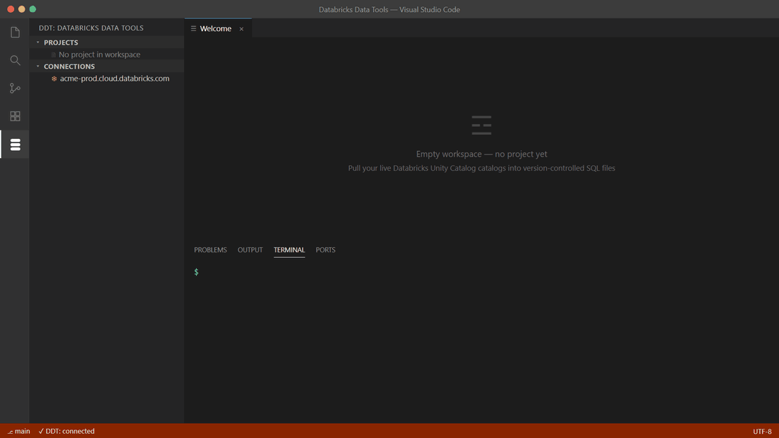 Extract a live Unity Catalog workspace into version-controlled SQL files