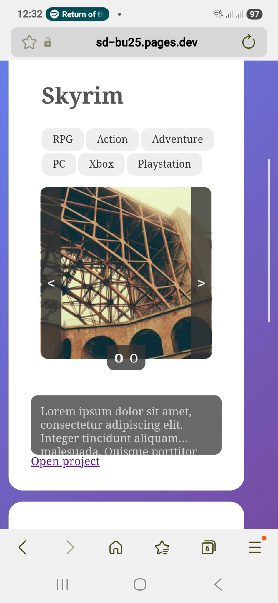 App screenshot