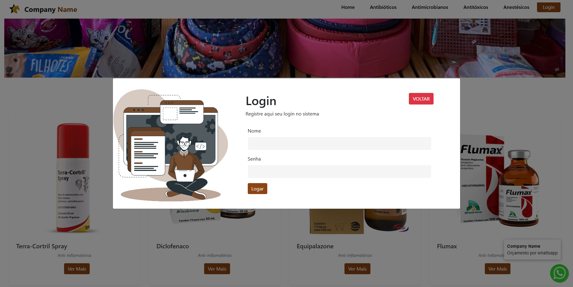 Modal de Login