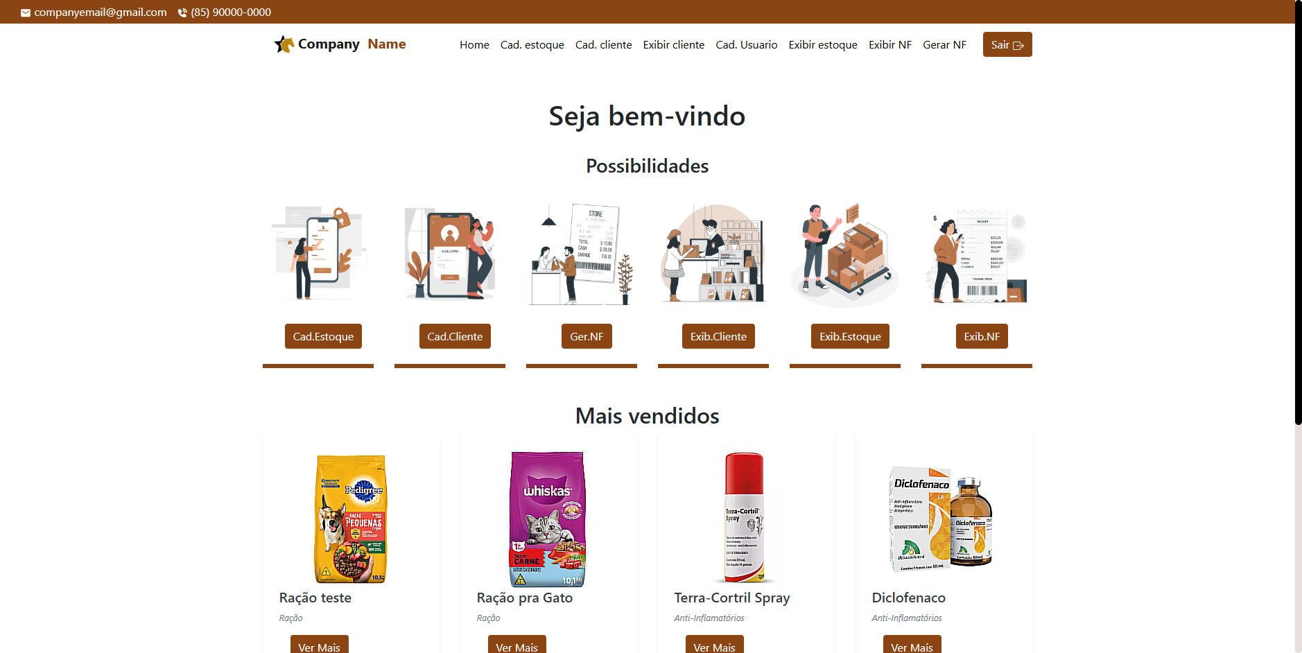 Área do Administrador