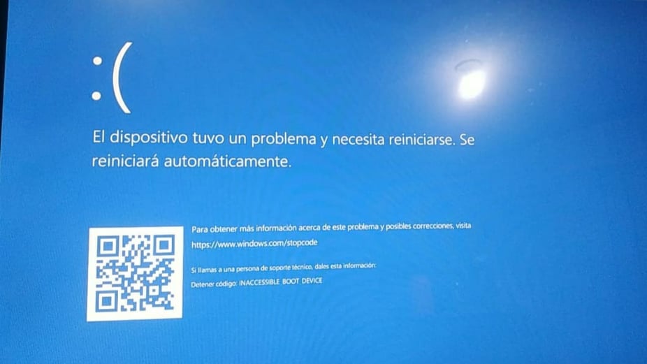 Antes 2 (Pantalla azul)