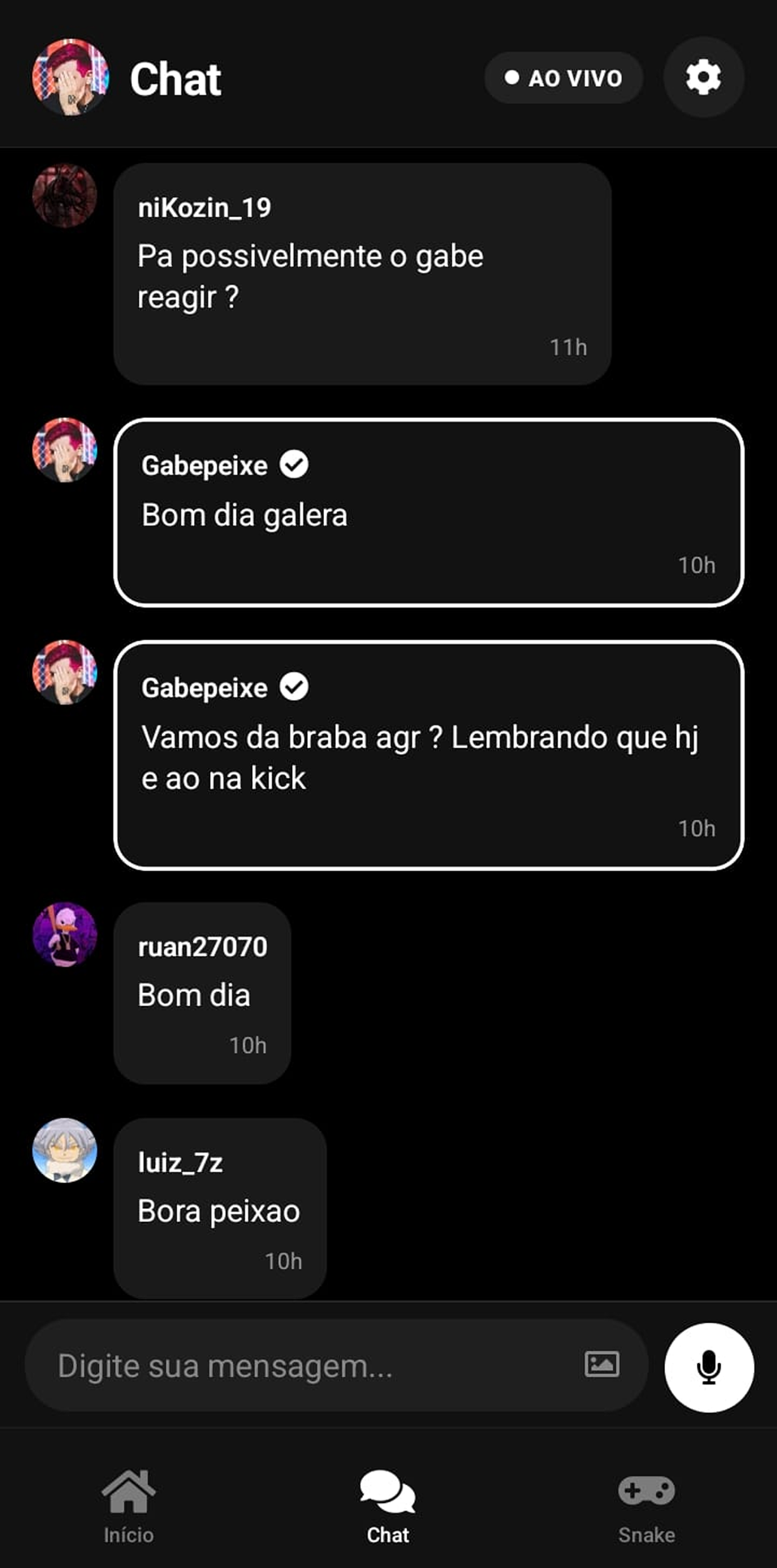 Tela 2 do app