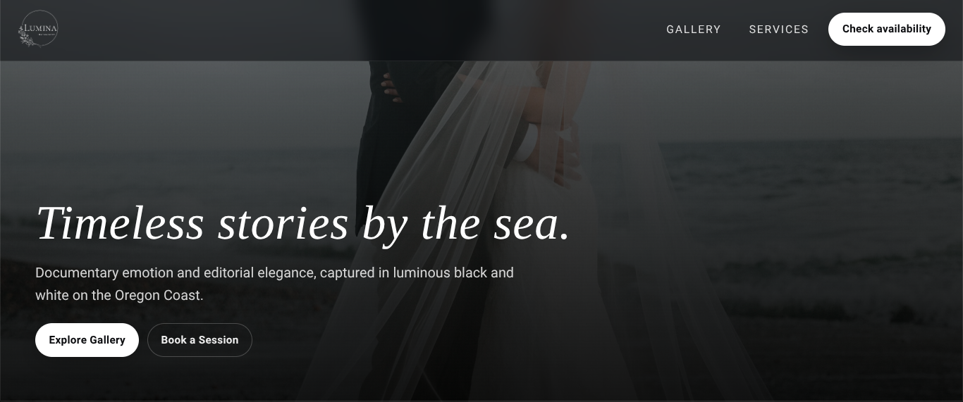 Lumina Example Website