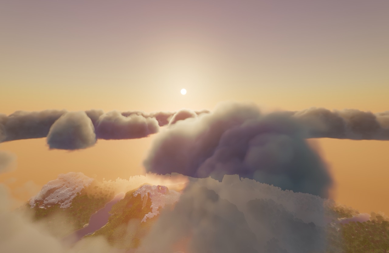 Above the clouds