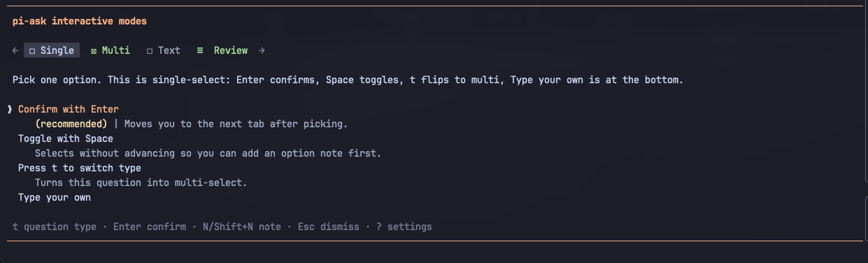 Single-select