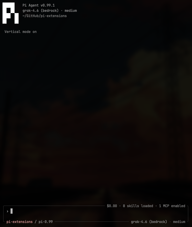 Slate focused mode with the sidebar hidden