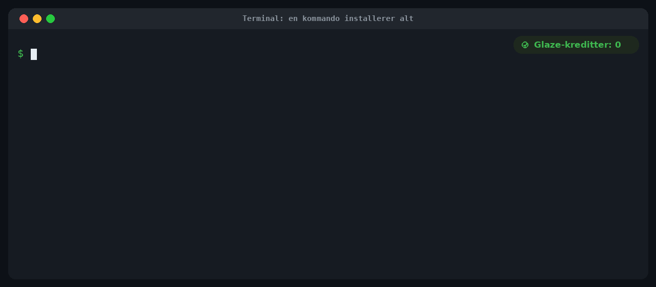 Install from the terminal