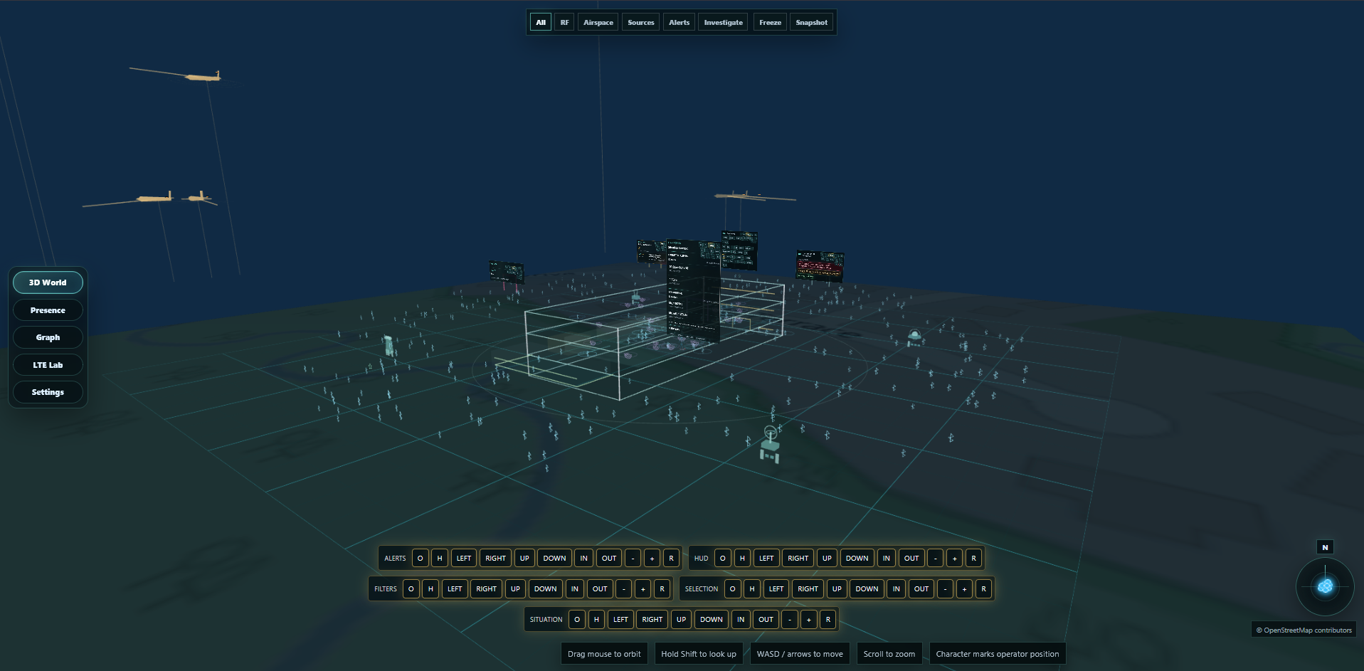 Treehouse Defense System 3D RF view