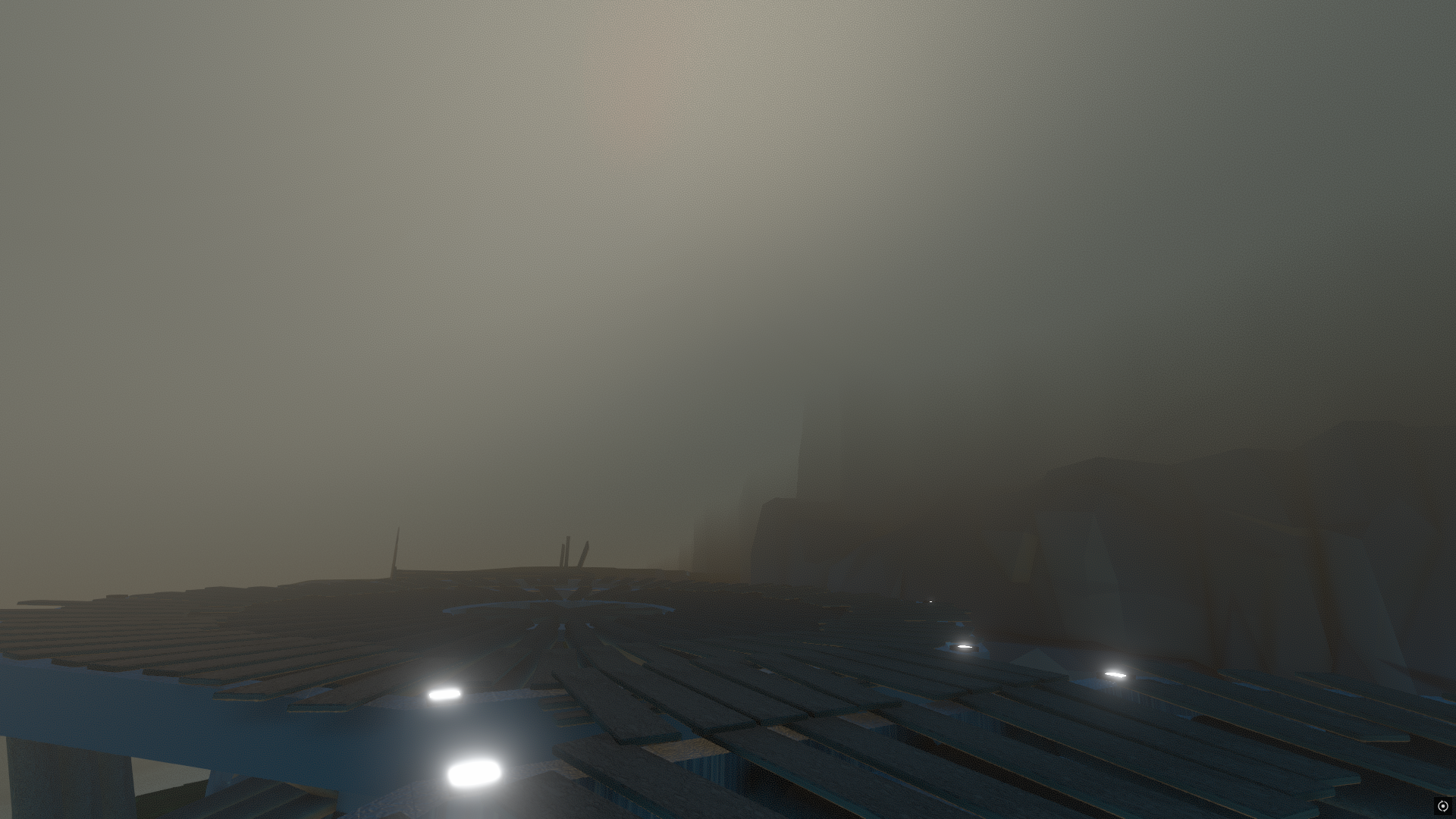 Misty mountain side launch pad