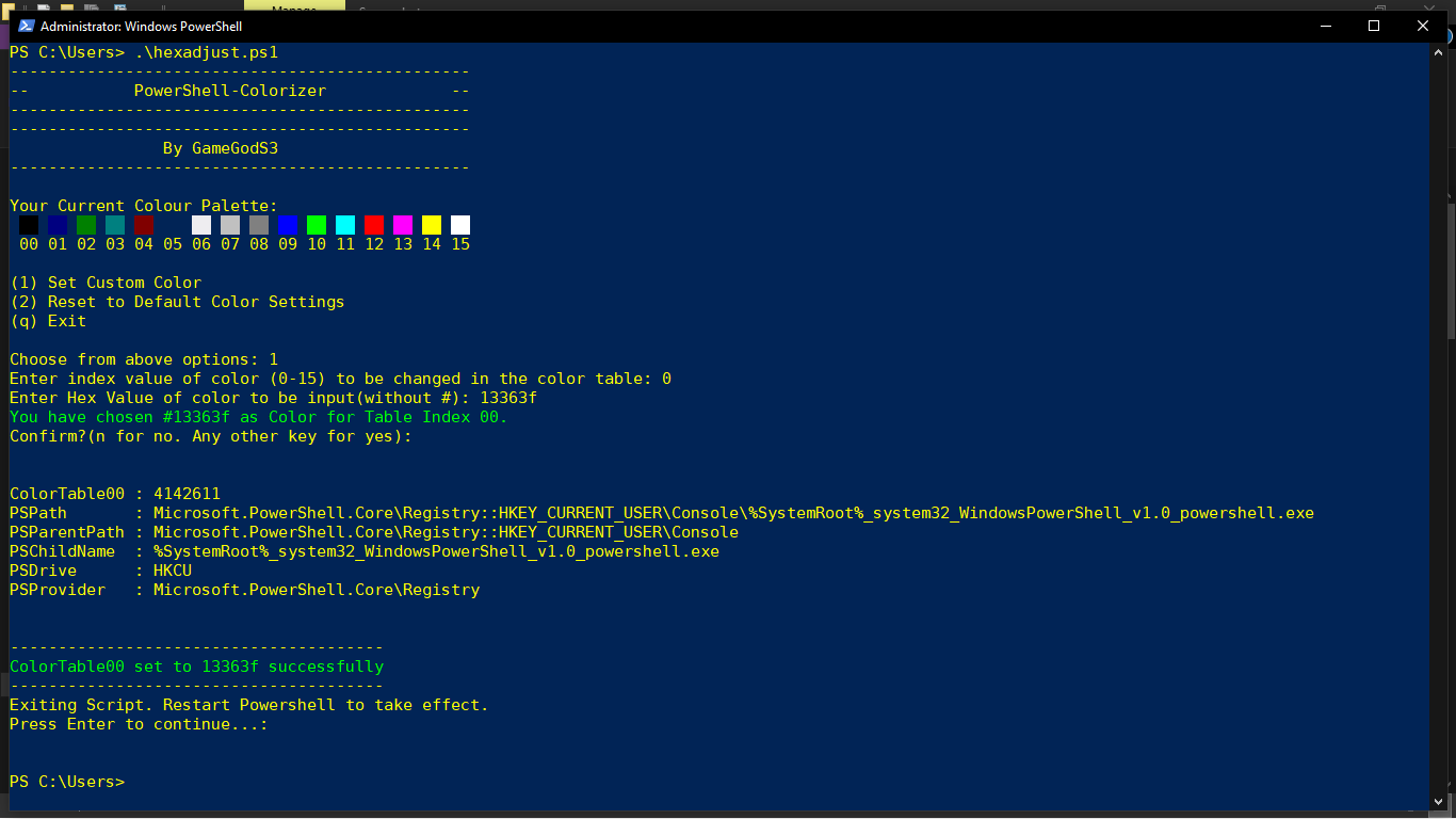 PowerShell-Colorizer