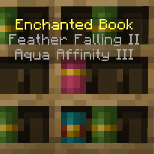 Enchanted Books show Enchantments!